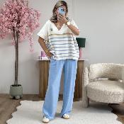 Pantalon Billy bleu (taille grand)