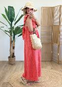 Robe Estelle corail