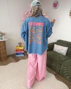 Chemise en jeans oversize