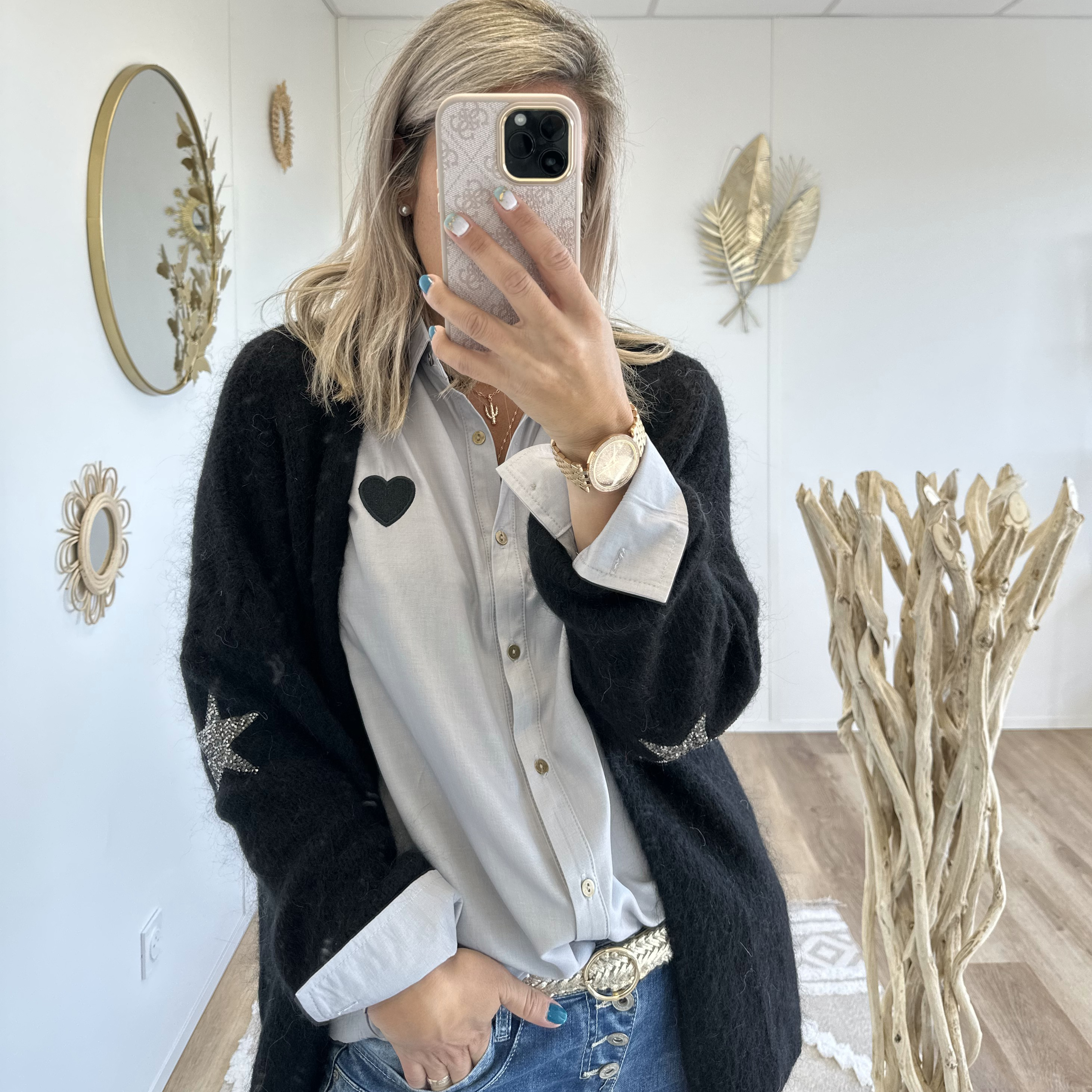 Gilet Mary noir