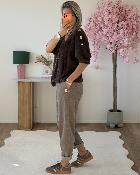 Pull Bijoux marron