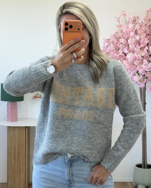 Pull Vintage Paris