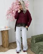 Pull Spencer bordeaux