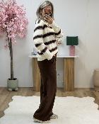 Pantalon Clothilde choco