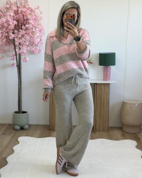 Pantalon cocooning beige