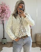 Gilet Heloise ecru