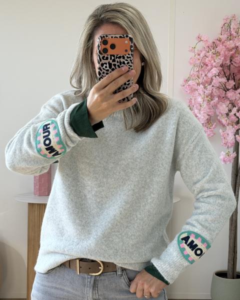Pull Shayne gris