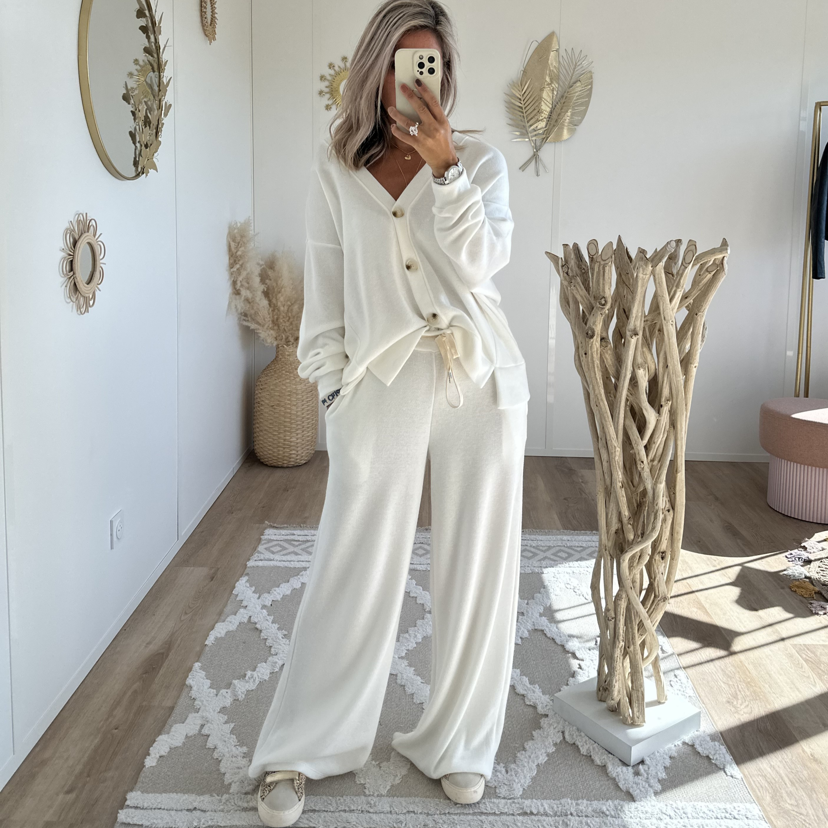 Ensemble Loris blanc