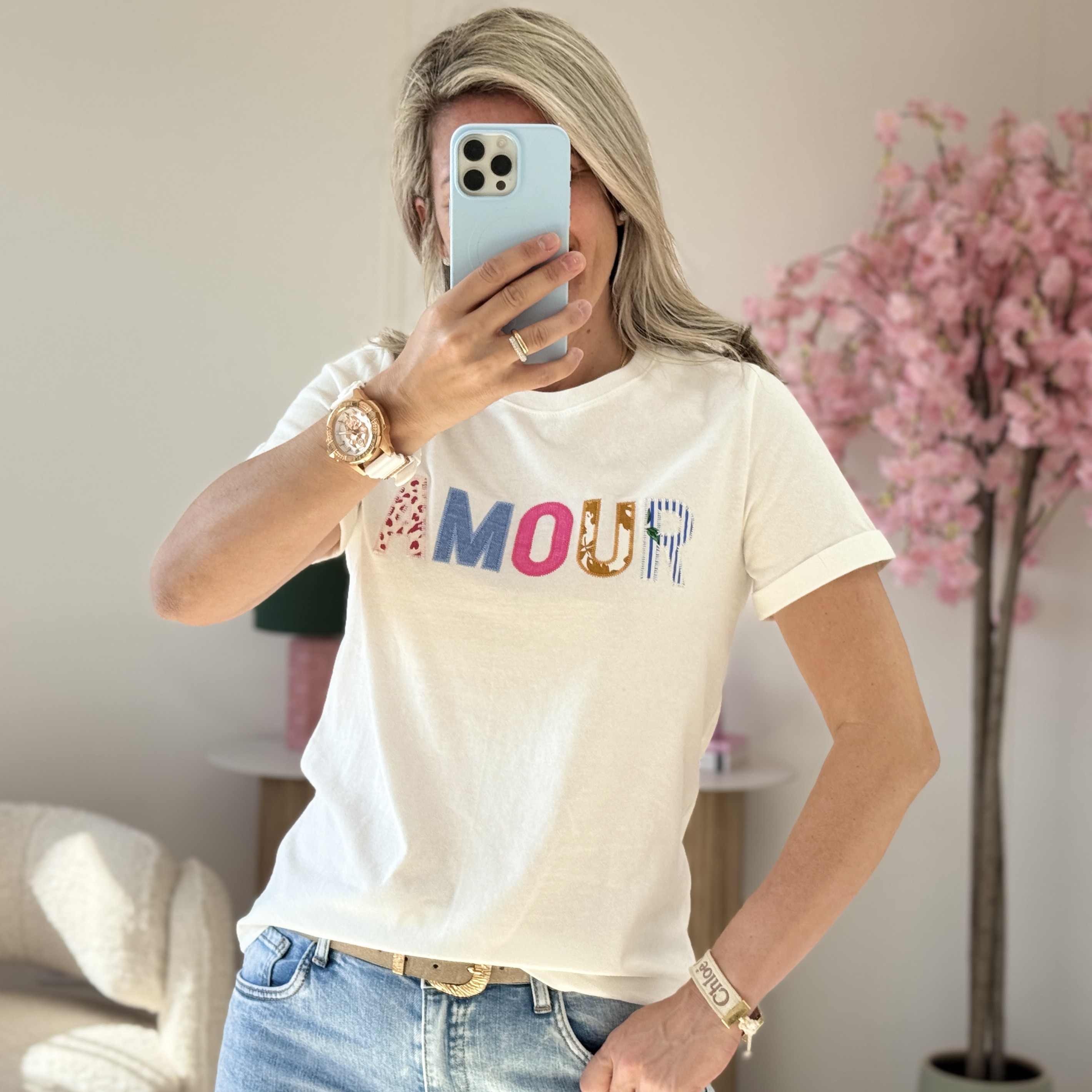 Tee shirt Leonie blanc