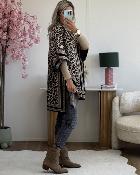 Gilet poncho leo