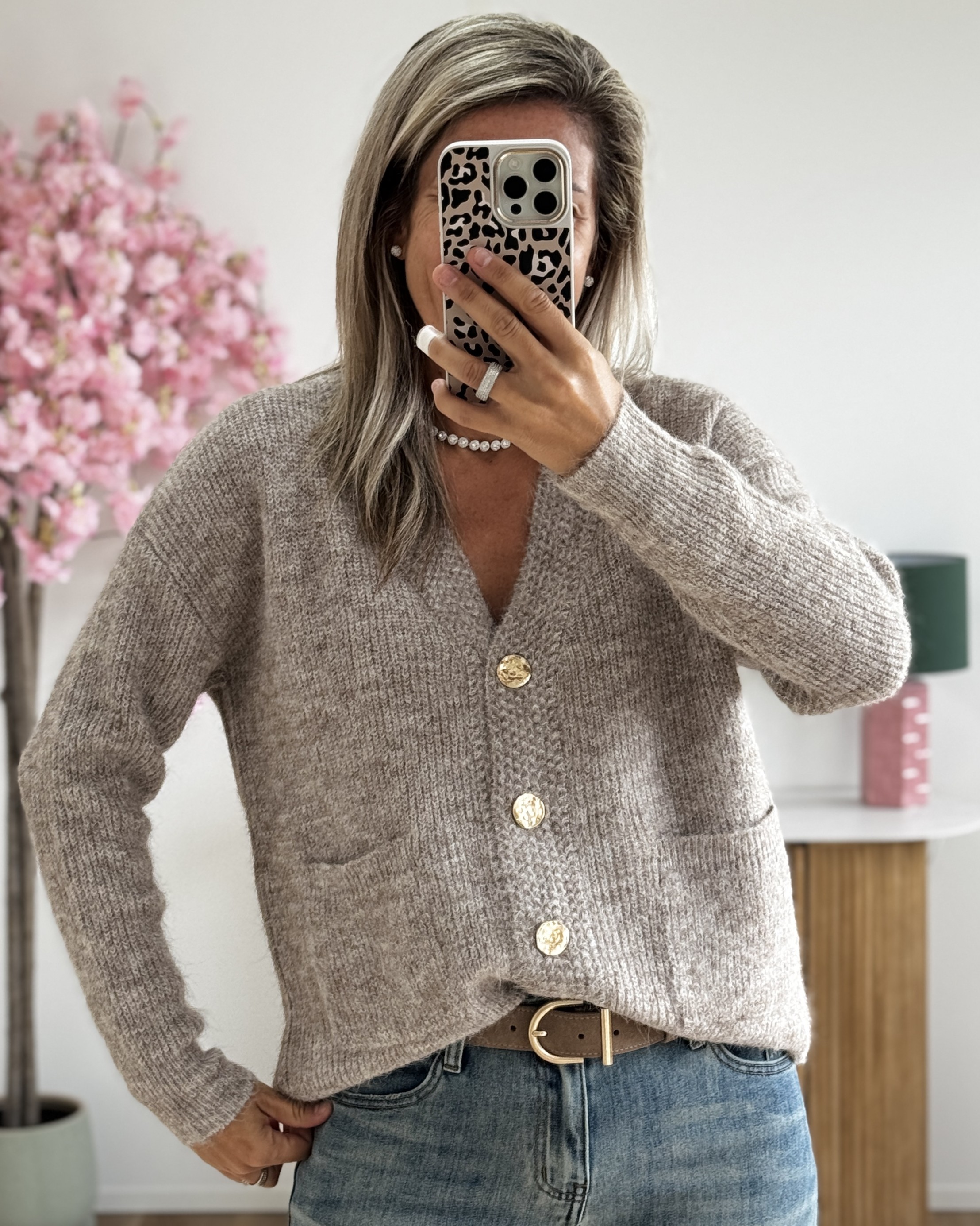 Gilet Clotaire taupe