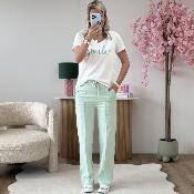 Pantalon Noah vert eau 