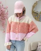 Gilet Eleonore corail