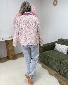 Veste reversible liberty rose