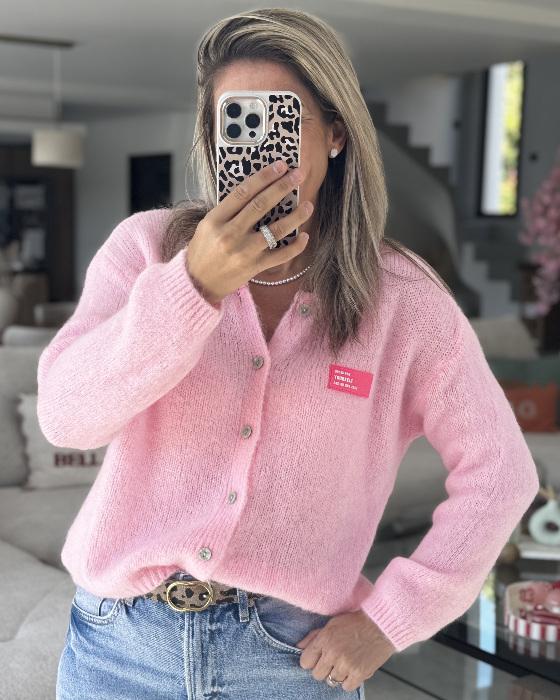 Gilet Yourself rose