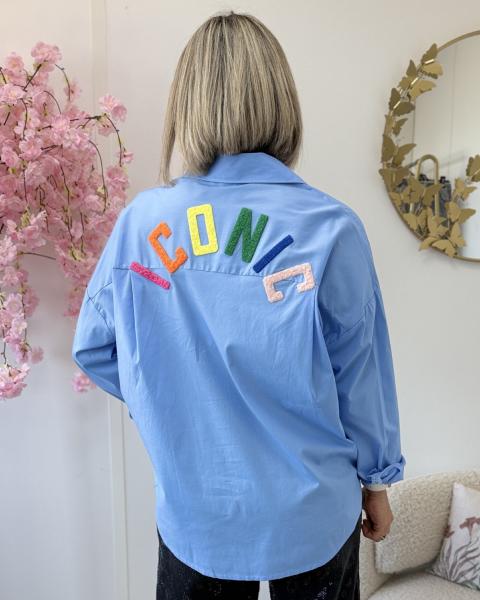 Chemise Iconic ciel