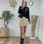 Jupe short plissée