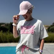 Ensemble Cosy club gris rose