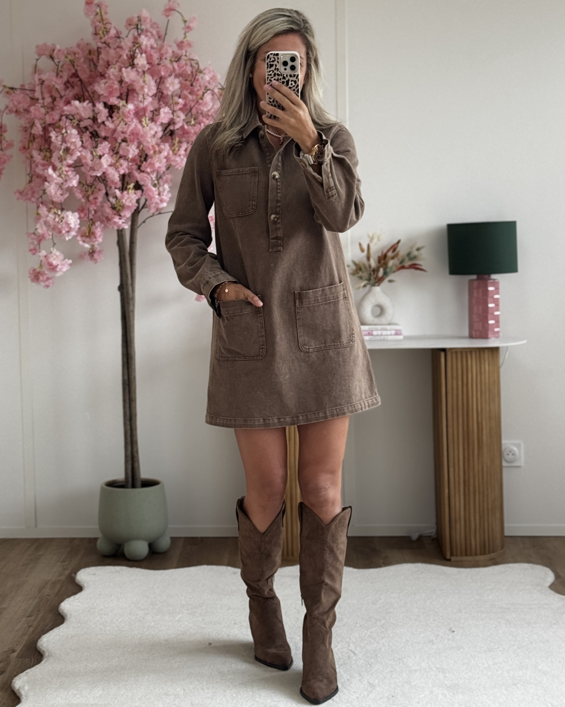 Robe Brenda chocolat