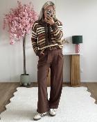 Pantalon Diego chocolat