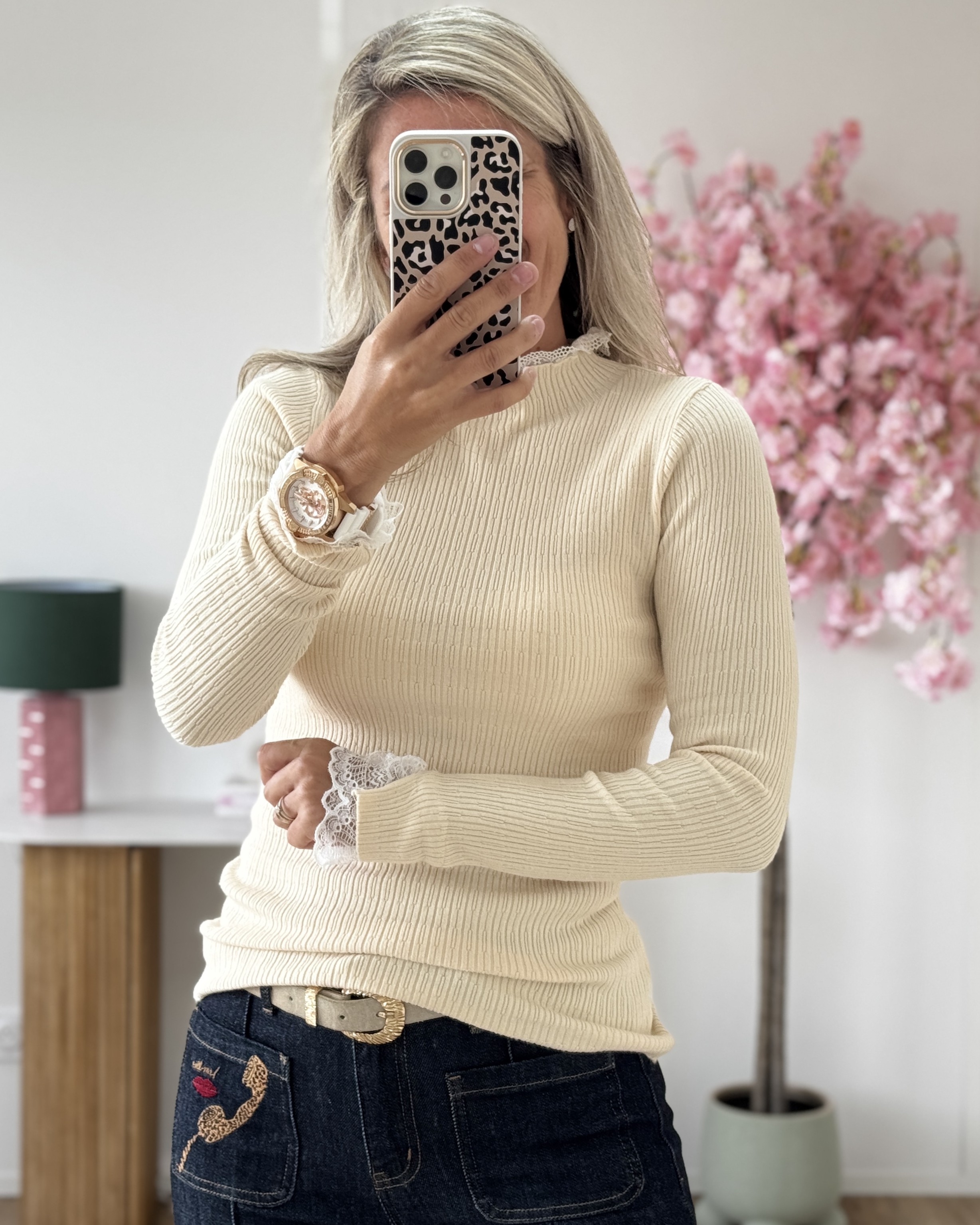 Sous pull dentelle
