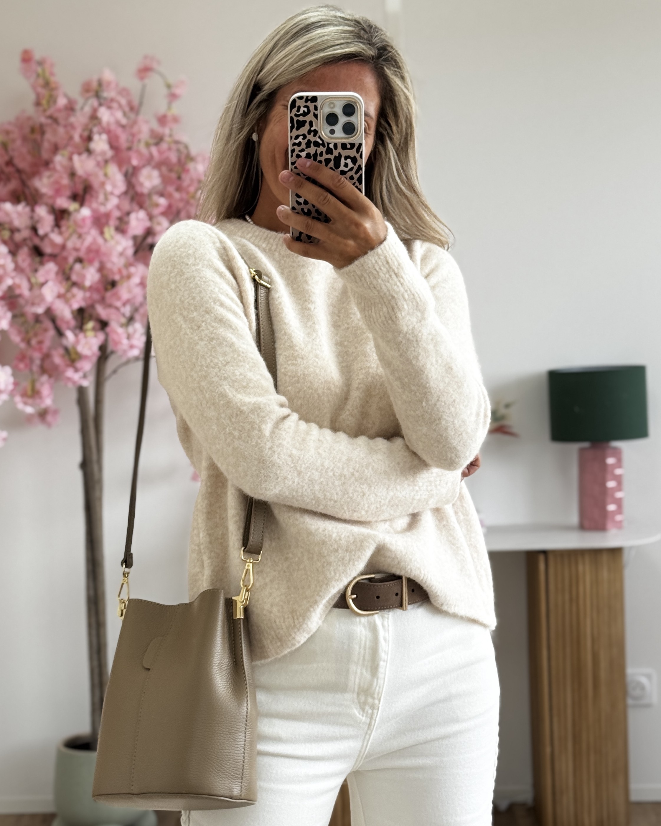 Sac sceau taupe