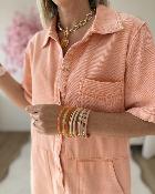 Lot de 6 joncs orange