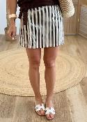 Jupe short Jamie choco
