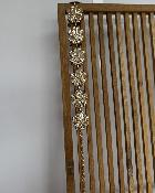 Ceinture métal fleurie