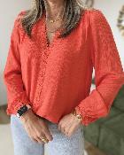 Blouse Ninon corail