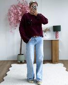 Pull Ryan bordeaux