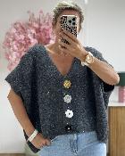 Pull Ysaline gris