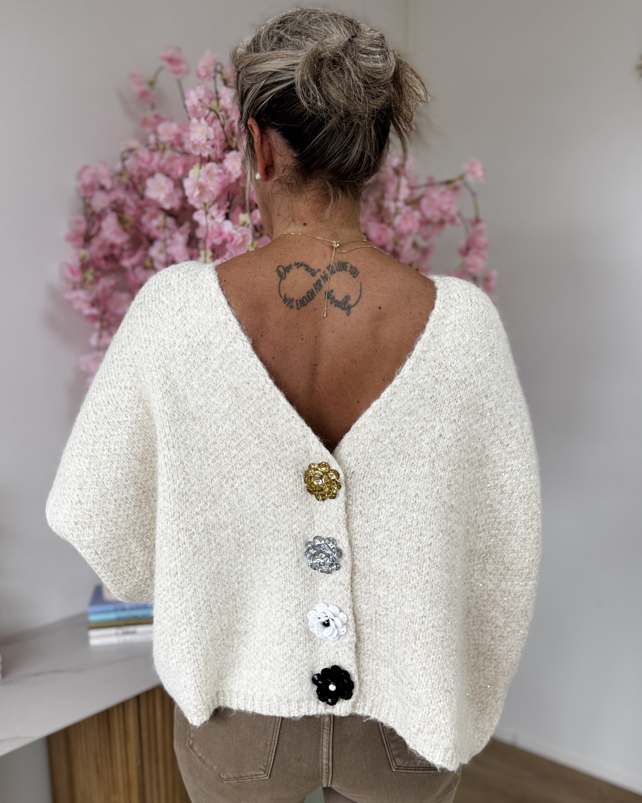 Pull Ysaline ecru