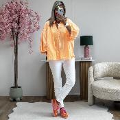 Chemise Ibiza orange