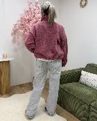 Gilet veste Athenais rose