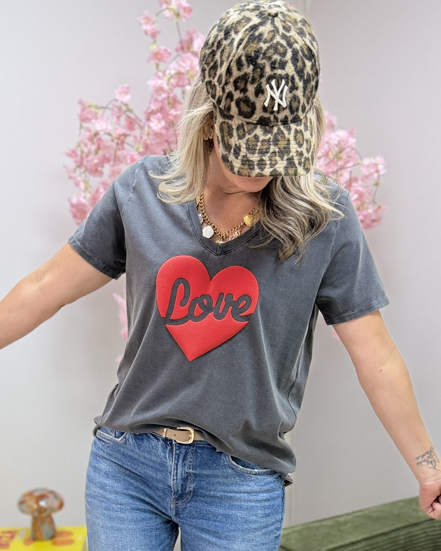 Tee shirt Leslie rouge