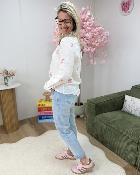 Chemise Scarlette rose marron