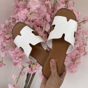 Mules blanches