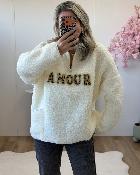 Pull camionneur pilou amour