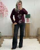 Gilet Liberty bordeaux