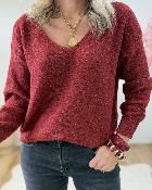 Pull Ingrid bordeaux