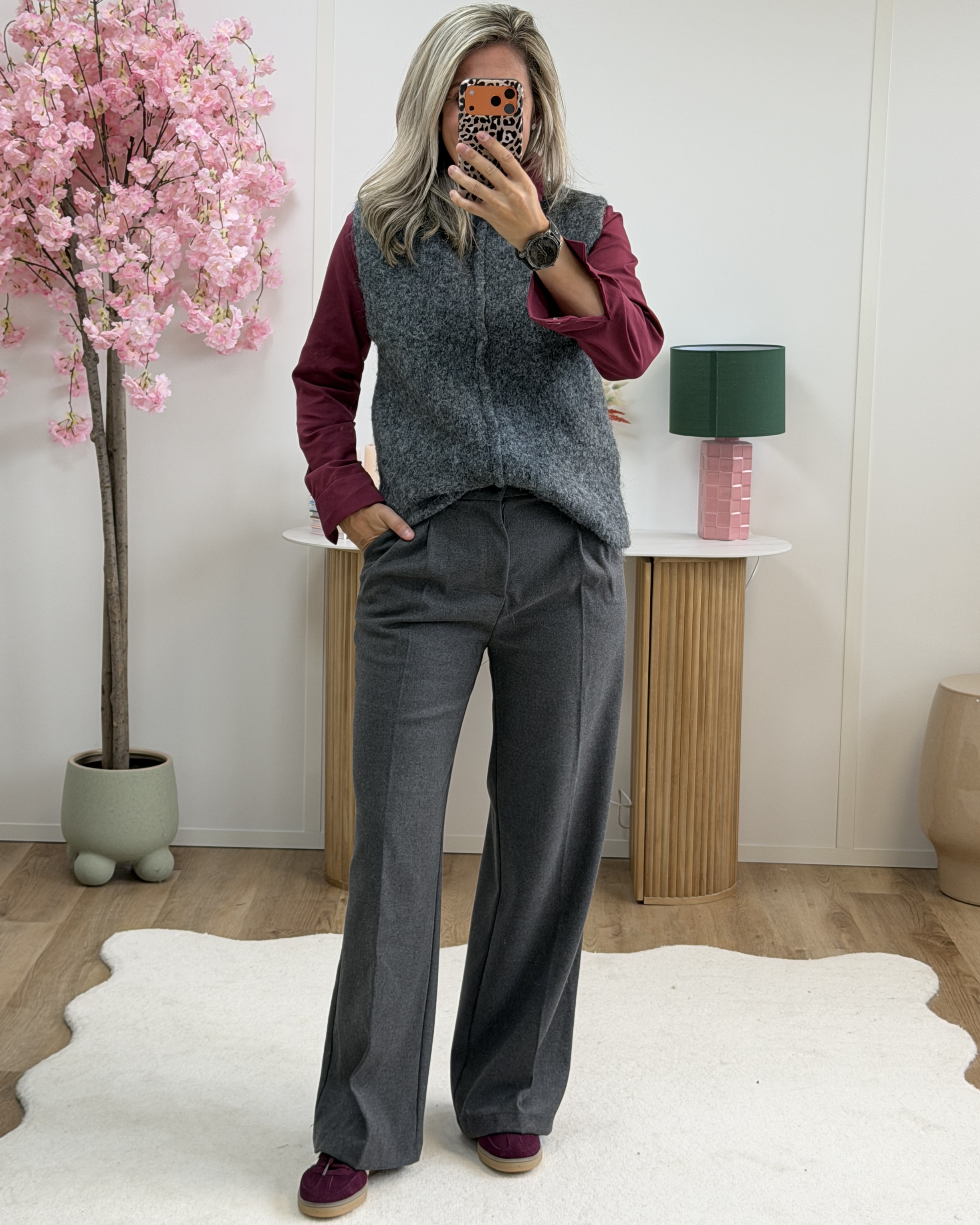Pantalon Clothilde gris