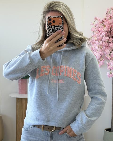 Sweat les copines d abord gris