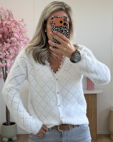 Pull gilet réversible 