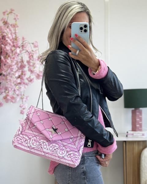 Sac matelassé rose