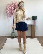 Pull à capuche cerises
