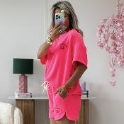 Ensemble Los Angeles rose flashy
