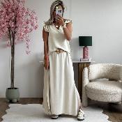 Jupe Armance beige