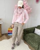 Foulard bandana rose