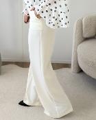 Pantalon à pince ecru